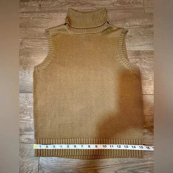 Lauren Ralph Lauren 100% Silk Sleeveless Turtleneck – Size M - Picture 8 of 11